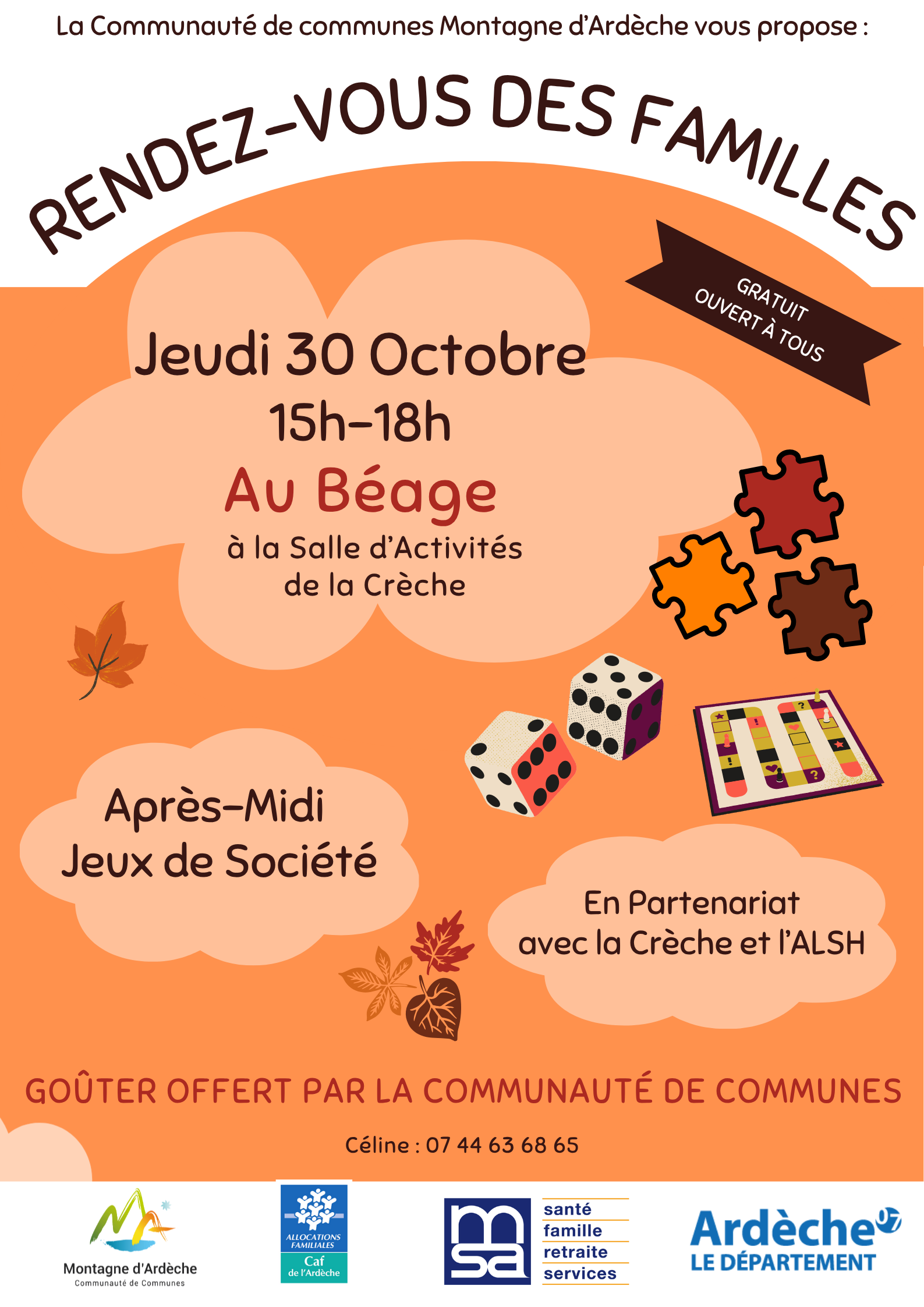 affiche rdv des familles