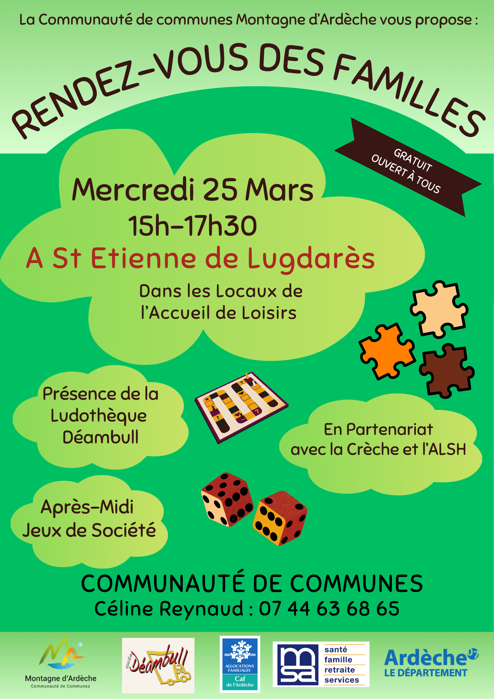 25/03 Rendez-Vous des Familles à St Etienne de Lugdarès